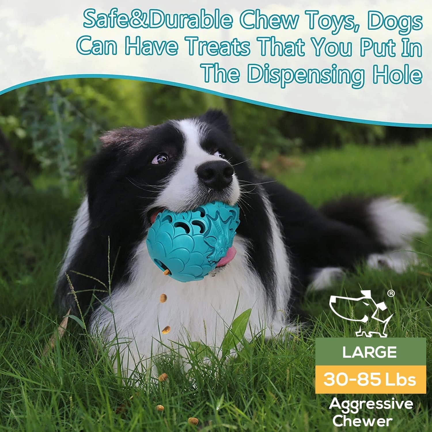 Indestructible Dragon Egg Dog Toy for Aggressive Chewers – Tough Pull-Tension, Durable Toy for Large Breeds & Puppies