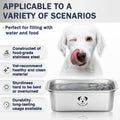 Large Stainless Steel Dog Bowls - High Capacity 1.25 Gallons for Large to X-Large Dogs