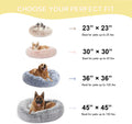 Calming Donut Dog Bed, 36