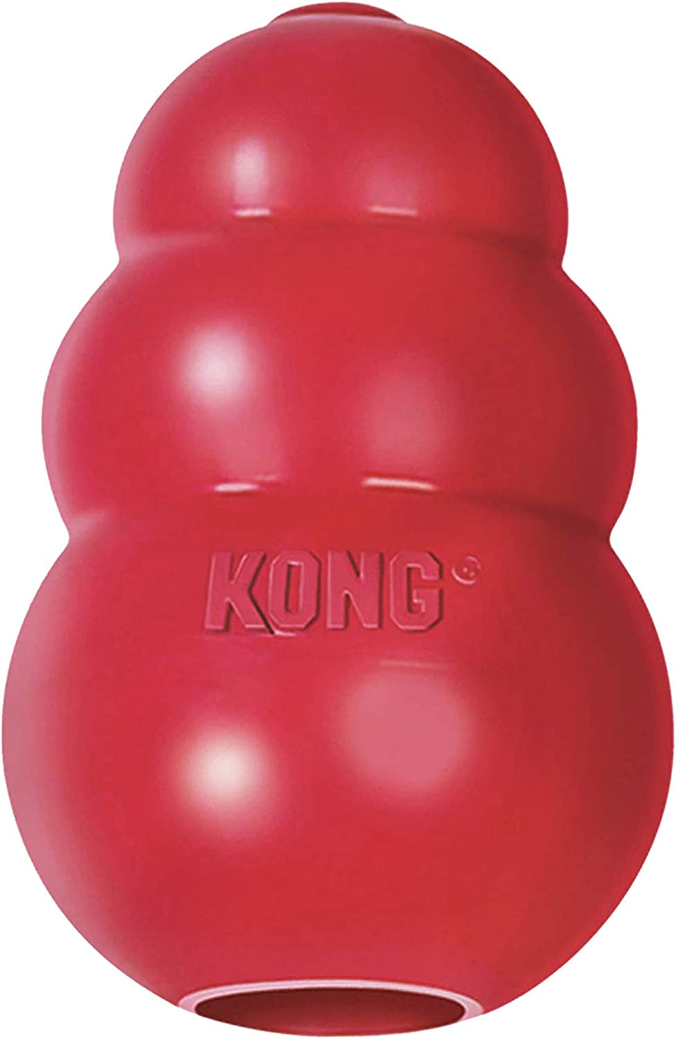 KONG Classic Medium Dog Toy: Chewable, Stuffable, with Unpredictable Bounce, Durable Rubber