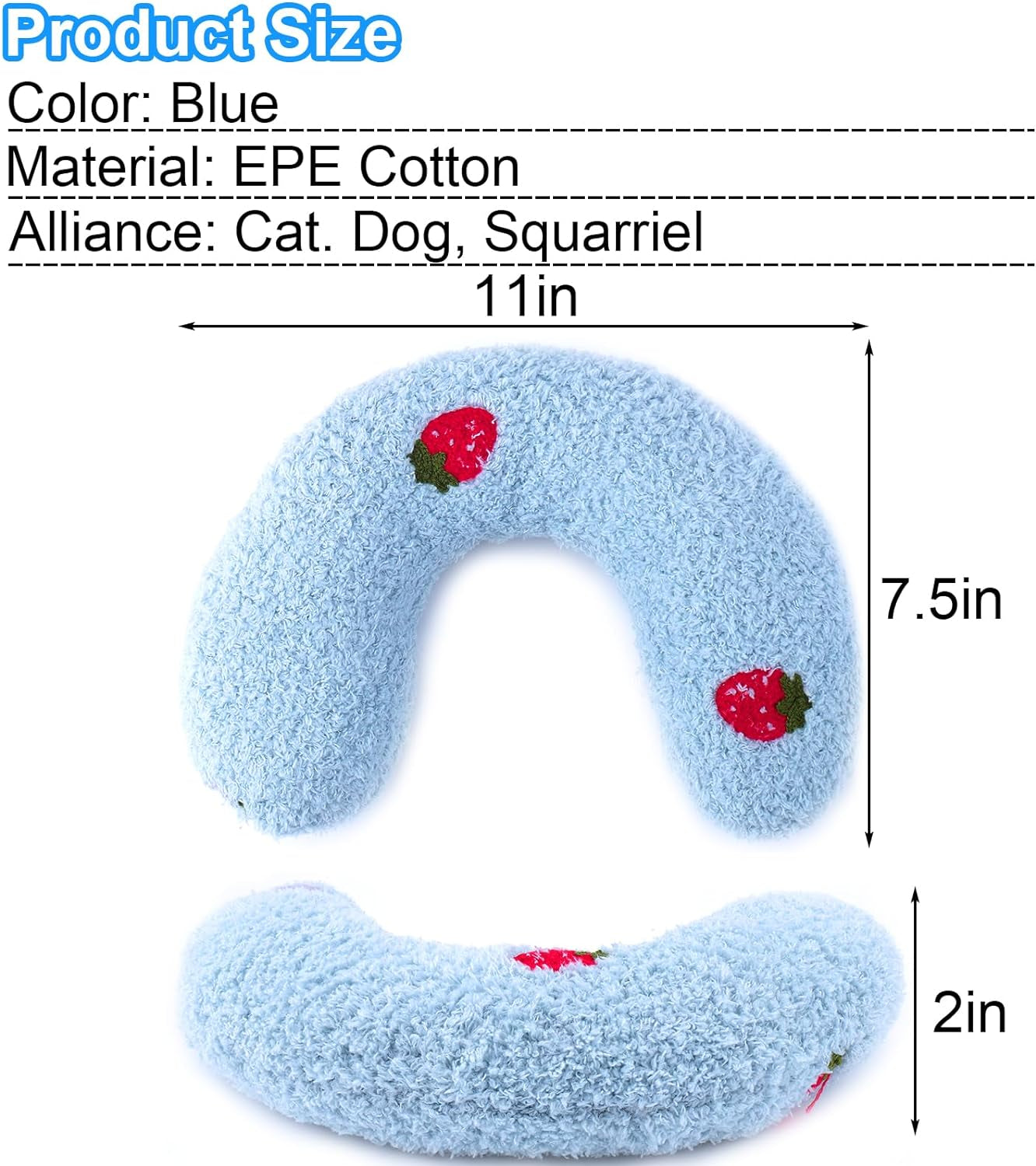 Ultra Soft Dog Calming Pillow, High Density Anxiety Relief Pillow, Improves Sleep for Dogs