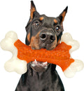 Extreme Tough Nylon Dog Bone - Indestructible Chew Toy for Aggressive Chewers, Large Breeds