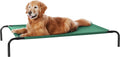 Amazon Basics Cooling Elevated Dog Bed with Metal Frame, Various Sizes + Colors