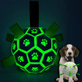 Dog Soccer Ball with Tug Straps, Interactive, Water Toy for Small & Medium Dogs - 6