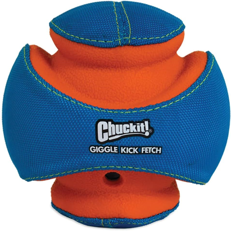 Chuckit Kick & Fetch Ball - Durable Dog Toy for Fetch, 8 Inch Diameter