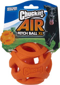 Chuckit! Air Fetch Ball Medium 2-Pack: Durable Rubber for Dogs 20-60 Lbs