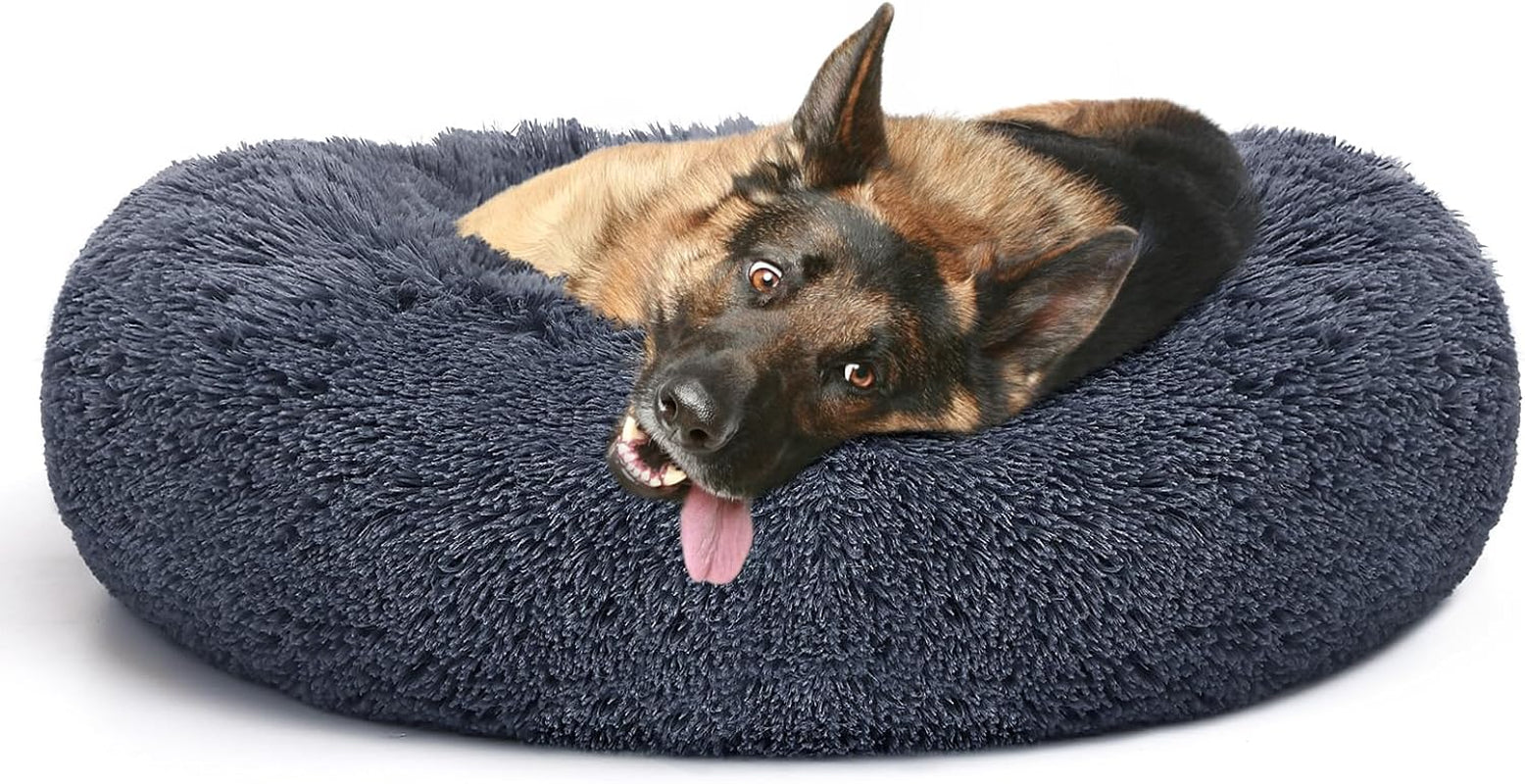 Perpets Donut Cuddler Dog Bed - Orthopedic, Ultra Soft, Washable, Rounded Shape