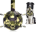 Dog Soccer Ball with Tug Straps, Interactive, Water Toy for Small & Medium Dogs - 6