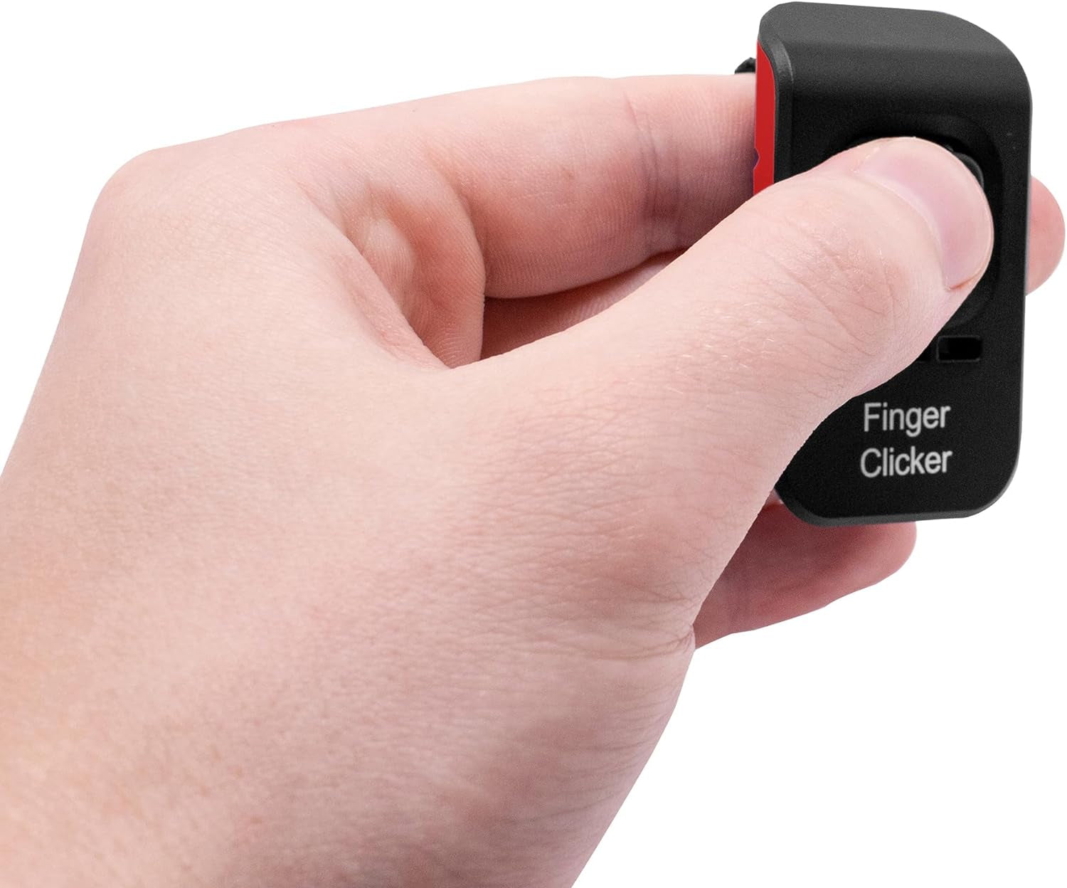 Educator Audible Dog Training Finger Clicker - Positive Reinforcement Tool, Red