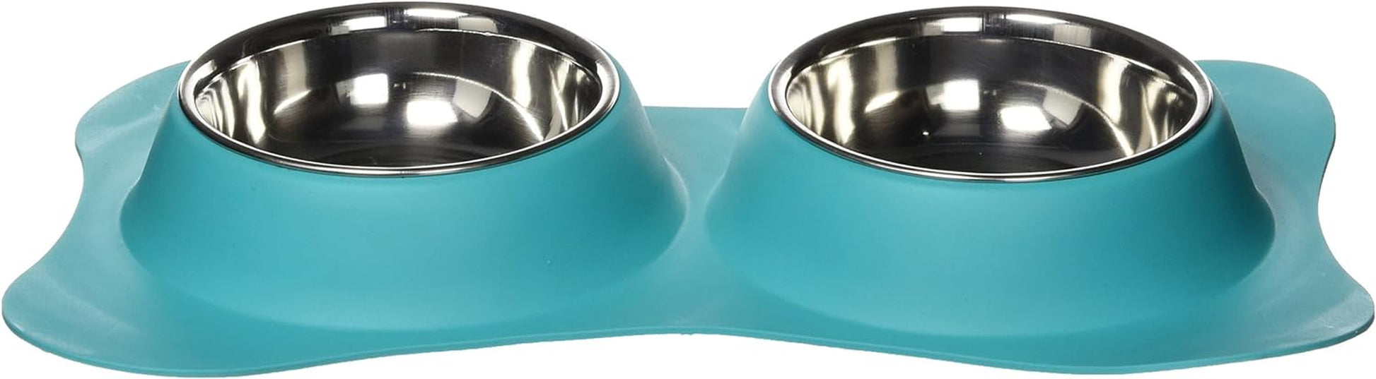 Loving Pets Small Flex Diner - Bone Shaped Biscuit Color Dog Food Bowl, Perfect for Small Dogs