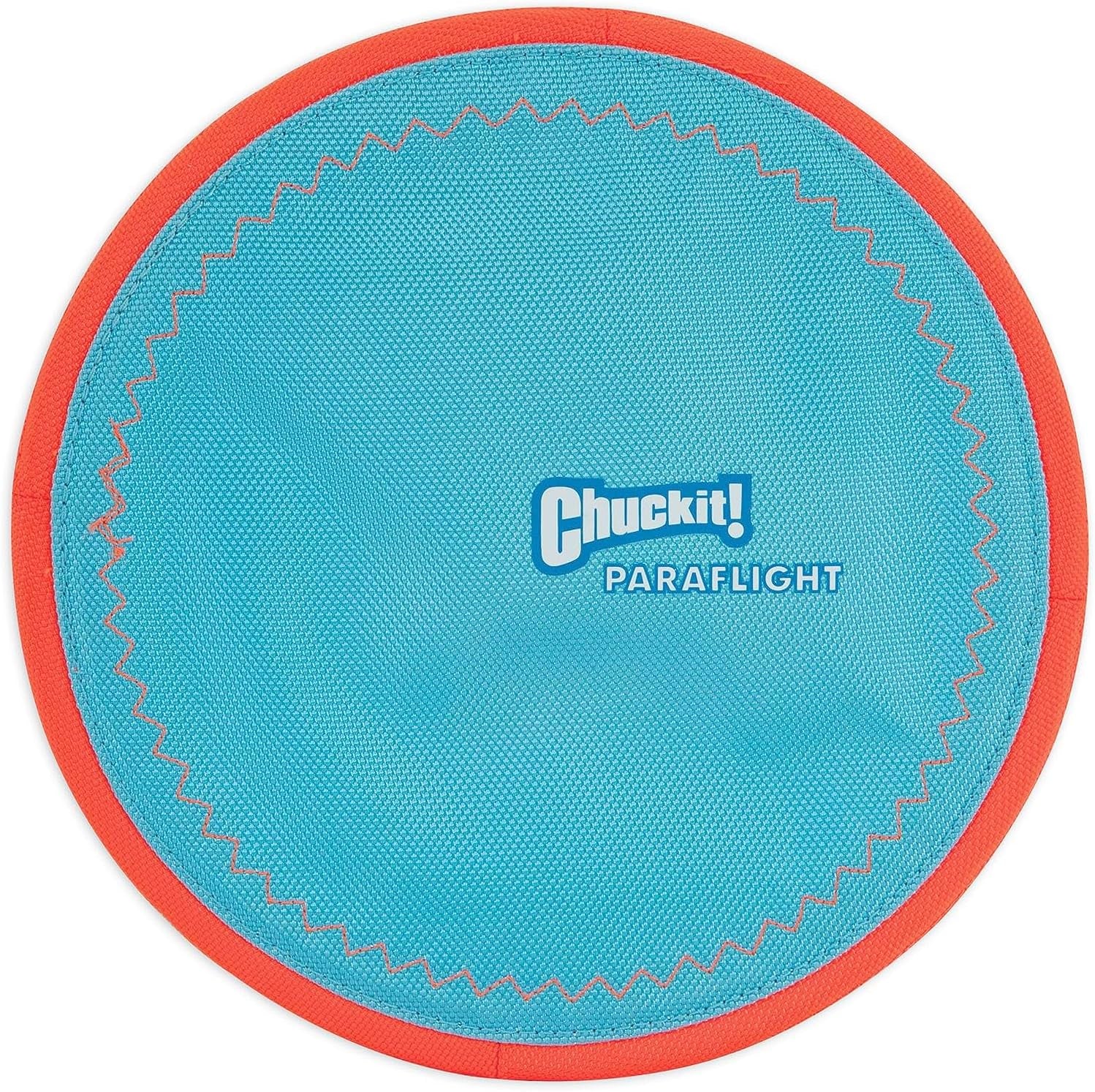 Chuckit! Paraflight Small Flying Disc: 6.75", Orange and Blue, for Dogs