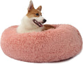 Small Calming Dog Bed - Anti-Anxiety, Washable, Fluffy, Waterproof, Anti-Slip Base