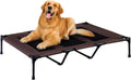 PRAISUN Large Outdoor Dog Bed - Elevated, Cooling, Portable with Oxford & Textilene Mesh