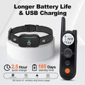 Wireless Electric Dog Fence for 2 Dogs - Up to 3,500ft Range, Waterproof Rechargeable Collar