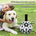 Dog Soccer Ball with Tug Straps, Interactive, Water Toy for Small & Medium Dogs - 6