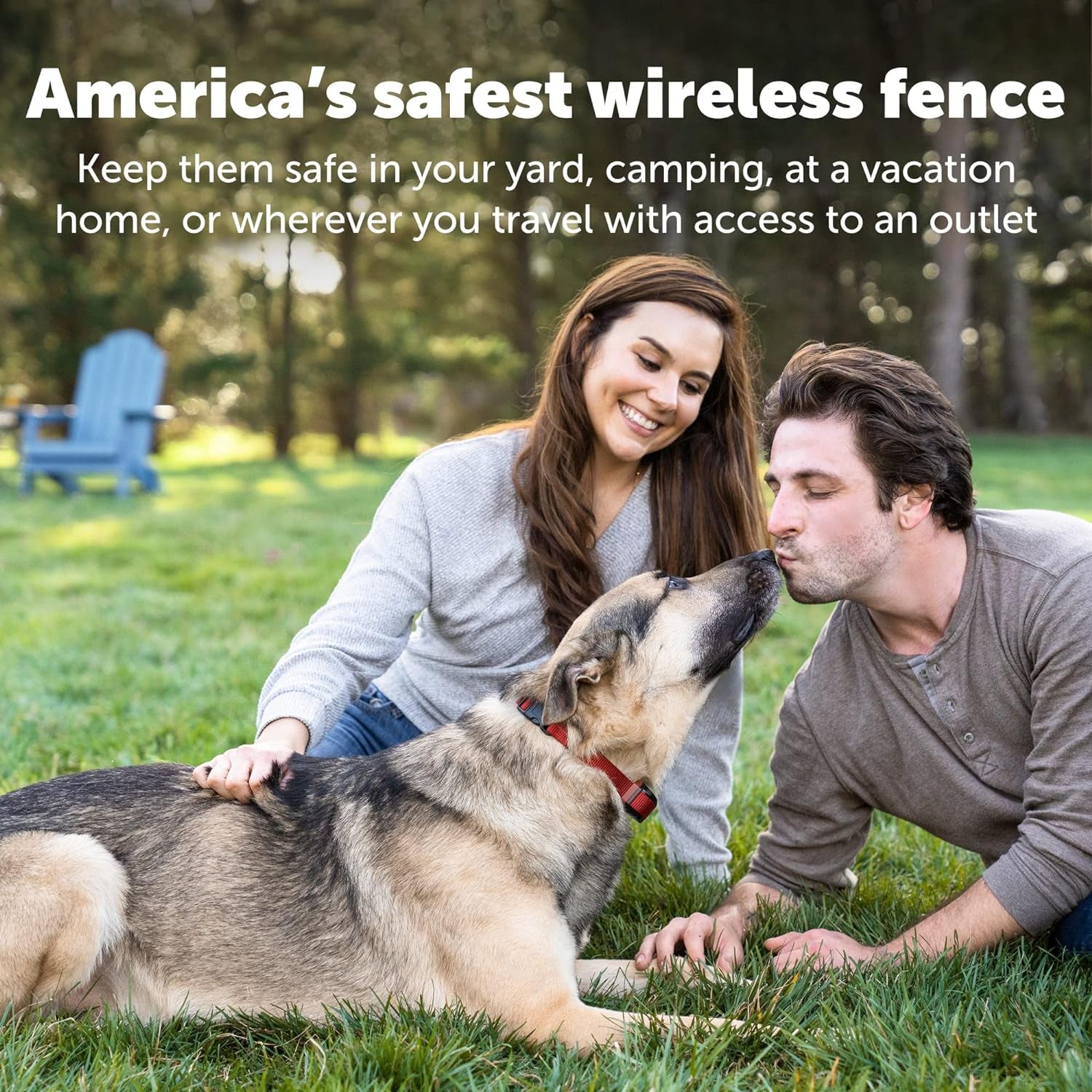 Petsafe Stay & Play Wireless Pet Fence for Stubborn Dogs - Secure 3/4 Acre Circular Yard with No Wires