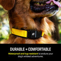 Smart Dog Collar – GPS Dog Tracker & Activity Monitor with Escape Alerts, Waterproof LED Light, Nationwide Coverage, 1-Year Free Membership