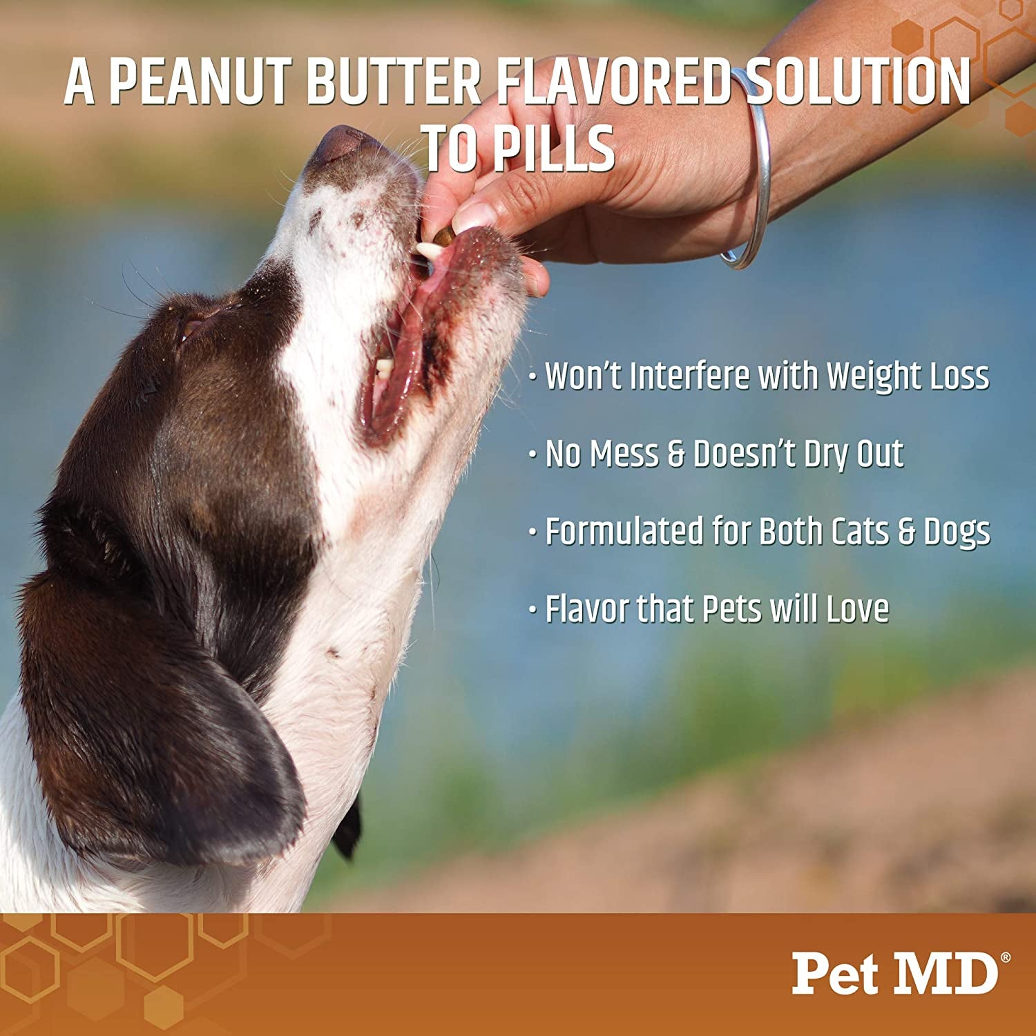 Pet MD Wrap a Pill – Peanut Butter Flavored Pill Paste for Dogs, Easy-to-Use Paste to Hide Pills and Medications