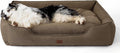 Bedsure Waterproof Dog Bed, Medium, All-Season Orthopedic Foam, Washable - 30x24x9