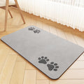 Pet Feeding Mat-Absorbent Pet Placemat for Food and Water Bowl, Dog Food Mat with Waterproof Rubber Backing, No Stains Quick Dry Water Dispenser Mat for Dog and Cat, Dark Gray-12