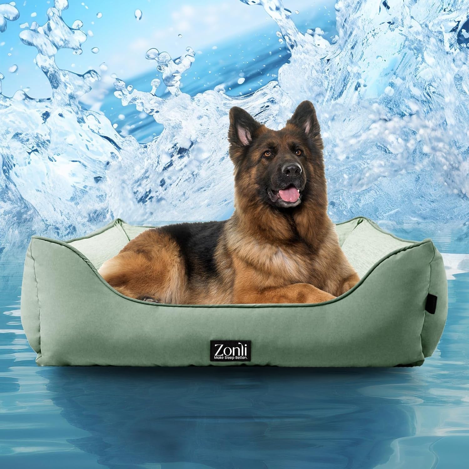 Large Dog Cooling Mat - Reversible Silicone Pet Cooling Pad, Durable & Washable, Ideal for Hot & Cold Use