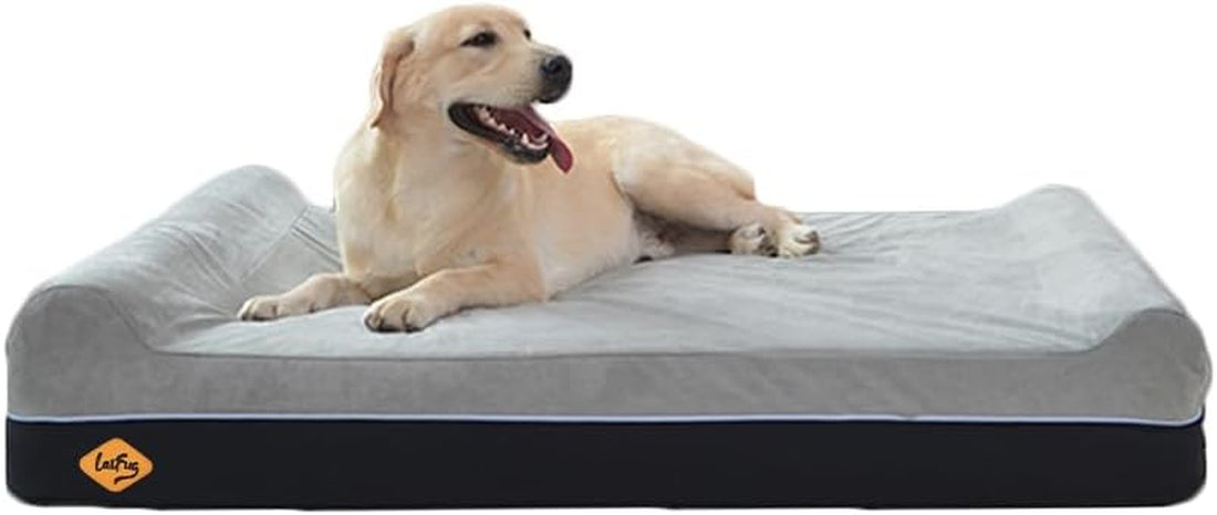 Laifug Orthopedic Memory Foam Dog Bed, Waterproof, Removable Cover, Various Sizes & Colors