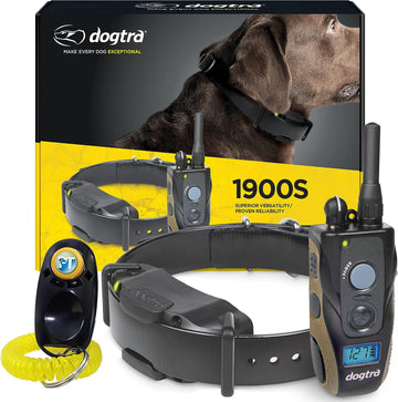 Dogtra 1900S E-Collar: Rechargeable, 3/4 Mile Range, Adjustable for Dogs