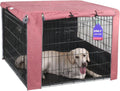 Hicaptain Windproof Polyester Dog Crate Cover – Durable Indoor/Outdoor Pet Kennel Cover for Wire Crates