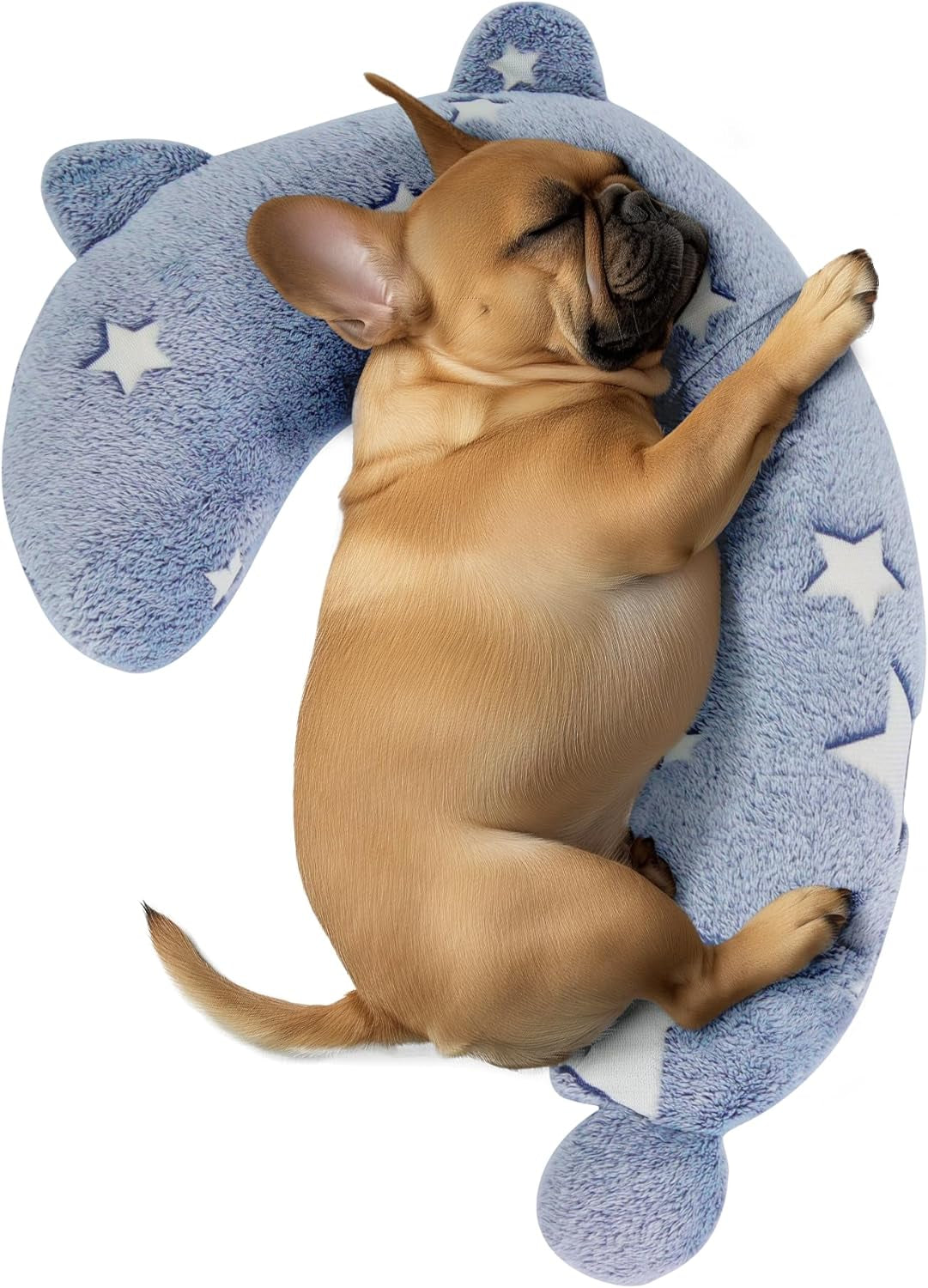 Glow in the Dark Dog Calming Pillow, Soft Cozy Question Mark Pillow, Machine Washable, Ideal for Nighttime Comfort