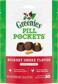 Greenies Pill Pockets for Dogs, Real Peanut Butter Flavor, Capsule Size Soft Treats, Easy-to-Give Pill-Hiding Dog Snacks