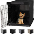 Gorilla Grip Heavy Duty Dog Crate Cover - Privacy Cover with Mesh Windows, Fits 30