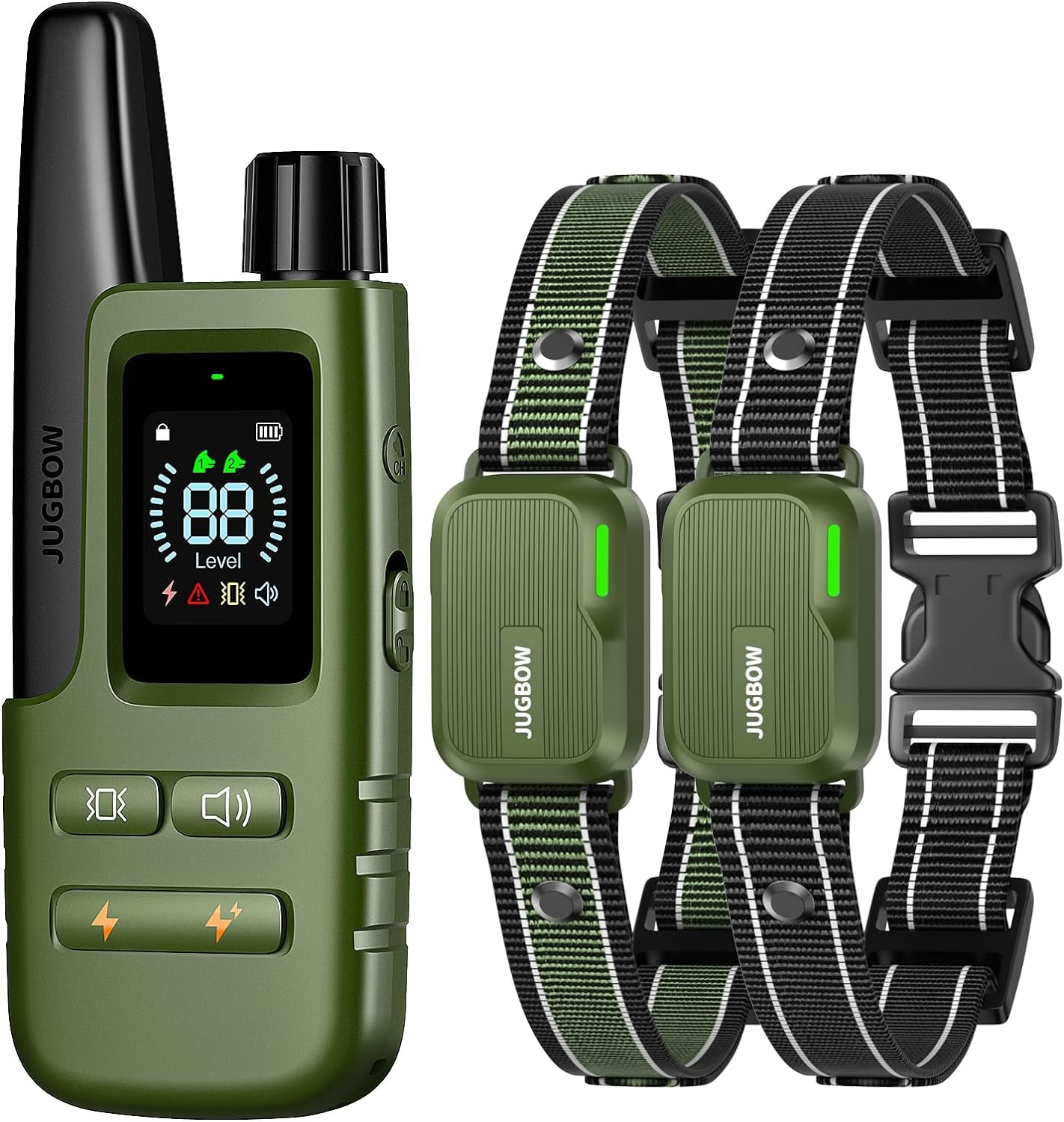 Advanced Waterproof Dog Shock Collar: 3300FT Range, 4 Training Modes, Rechargeable