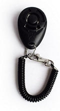 Ruconla 4 Pack Dog Training Clicker with Wrist Strap, Pet Training Clicker Set