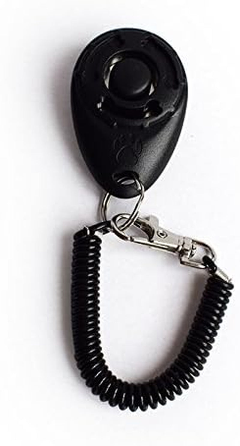 Ruconla 4 Pack Dog Training Clicker with Wrist Strap, Pet Training Clicker Set
