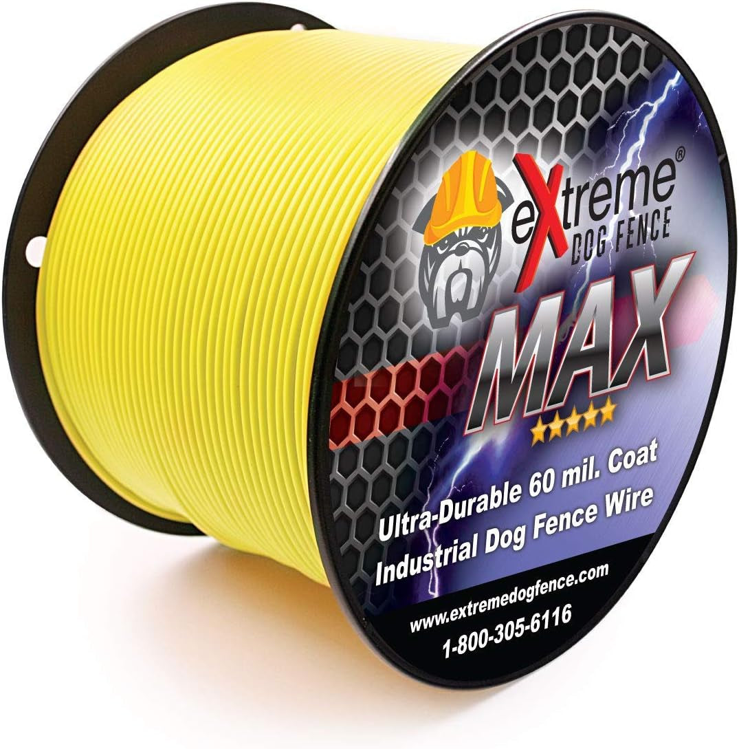 Extreme Dog Fence - Max Grade Electric Dog Fence, 2 Dog Kit with 1500 Ft Heavy-Duty Wire for Superior Performance & Durability