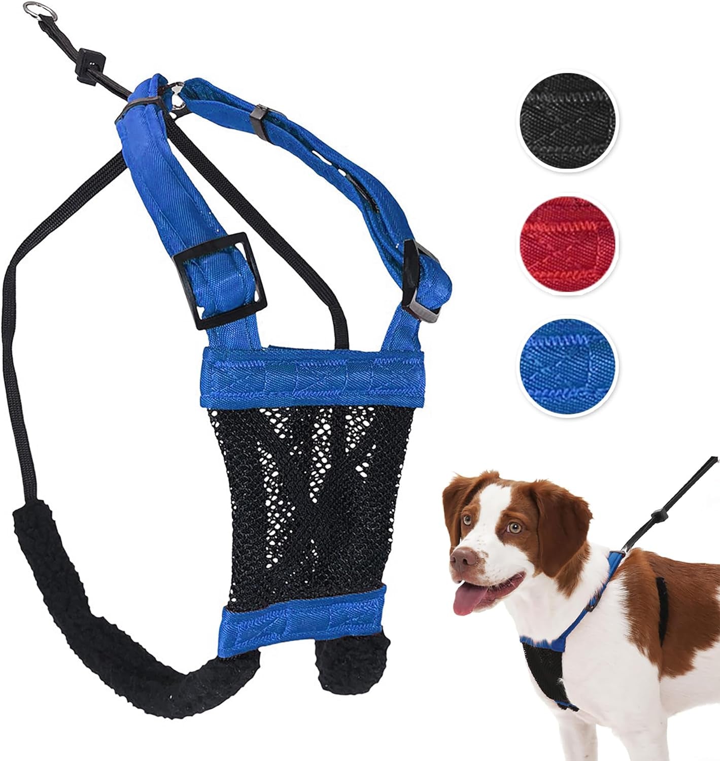 Sporn Small No Pull Dog Harness - Durable Nylon Mesh Harness with Breathable Design, Perfect for Small Breeds