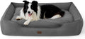 Bedsure Waterproof Dog Bed, Medium, All-Season Orthopedic Foam, Washable - 30x24x9