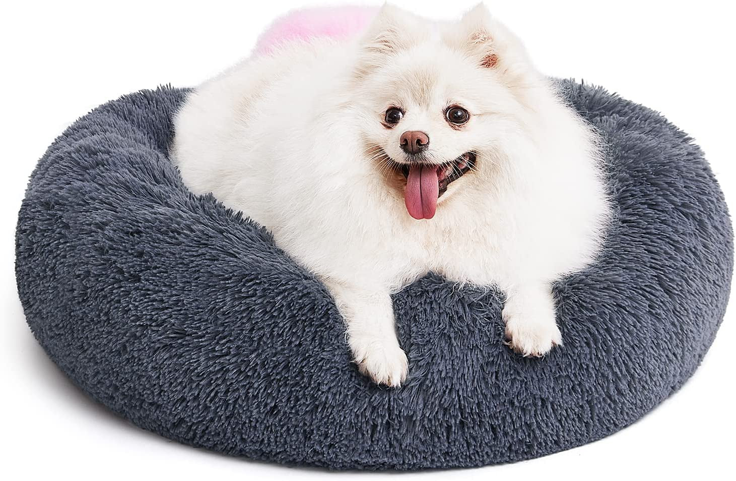 Perpets Donut Cuddler Dog Bed - Orthopedic, Ultra Soft, Washable, Rounded Shape