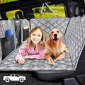 URPOWER Dog Car Seat Extender with Seat Cover: Waterproof Hammock, Mesh Window, Storage Pocket