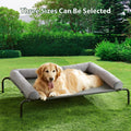 Elevated Cooling Dog Bed - Chew Proof Raised Pet Cot with Skid-Resistant Feet and Breathable Mesh