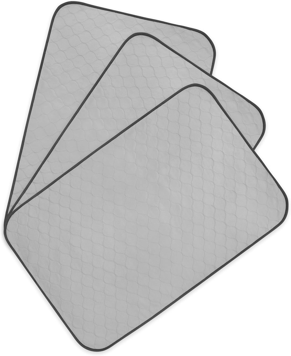 PET MAGASIN Reusable Washable Pet Pads - Highly Absorbent, Waterproof Bottom, Perfect for Crates & Training, 3 Pack