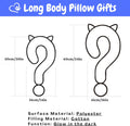 Glow in the Dark Dog Calming Pillow, Soft Cozy Question Mark Pillow, Machine Washable, Ideal for Nighttime Comfort