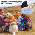 2-Pack Collapsible Dog Bowls with Carabiners: Portable, BPA-Free for Travel & Outdoor Activities