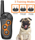 Waterproof Dog Training Collar: 1300Ft Remote, IPX7, Beep, Shock, Vibration, for All Dog Sizes