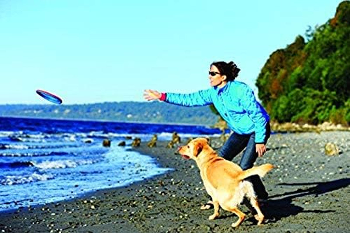 Chuckit! Paraflight Small Flying Disc: 6.75", Orange and Blue, for Dogs