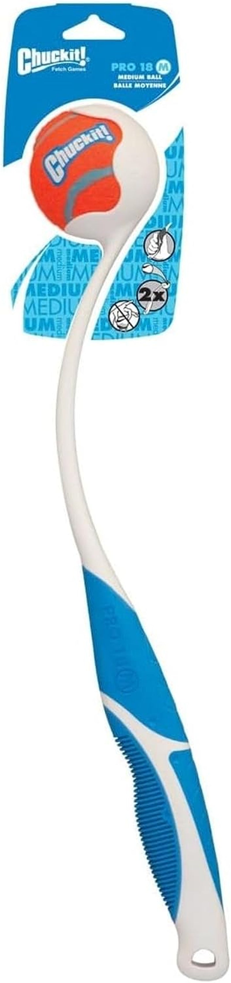 Chuckit! Classic 26M Ball Launcher, 26" Length, Includes Medium Ball for Dogs 20-60 lbs, Made in USA