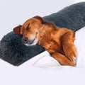 Faux Fur Dog Calming Pillow for Medium & Large Dogs, Anxiety Relief Neck Pillow, Machine Washable & Soft