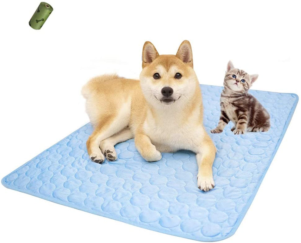Summer Cooling Mat & Sleeping Pad, Safe Materials, Absorbs Water, Easy to Clean, Portable Cooling