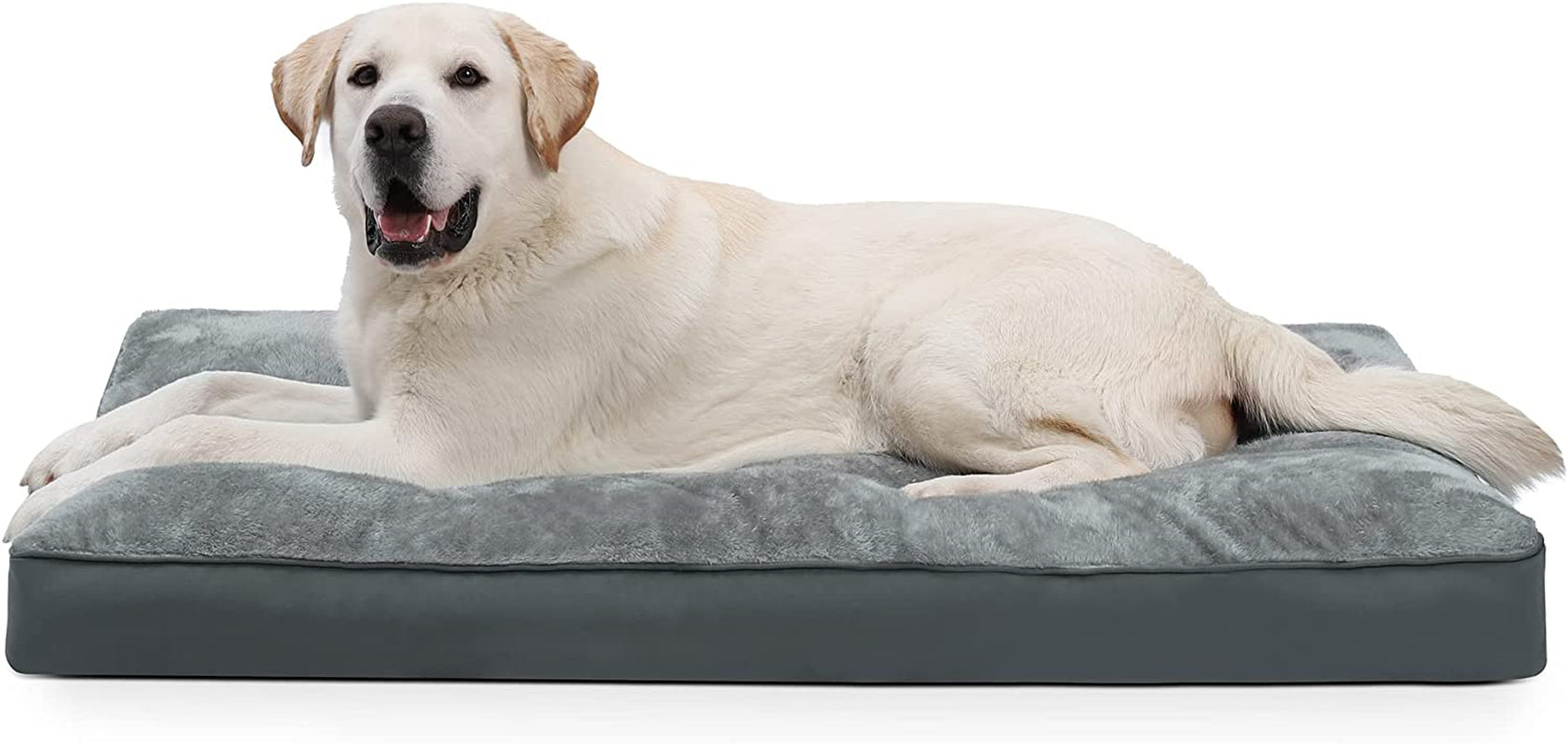 Waterproof Dog Crate Bed - Plush, Anti-Slip, Washable Cover, for All Dog Sizes, 35x22 Inch