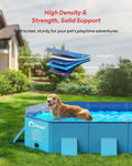Peteast Foldable Dog Pool, Scratch Resistant, Octagonal, 71